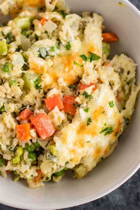 Vegetable Casserole With Rice