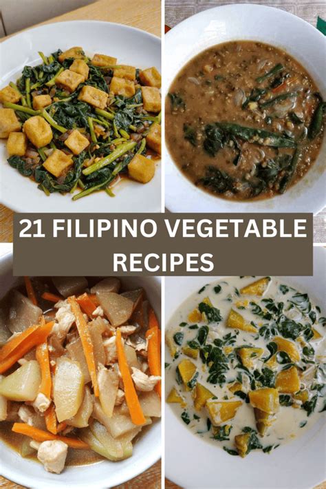 Vegetable Dishes Pinoy Style
