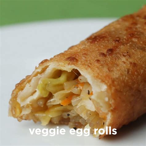 Vegetable Egg Rolls With Noodles