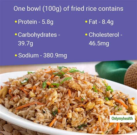 Vegetable Fried Rice Nutritional Value