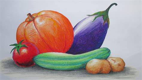 Vegetable Painting Drawing