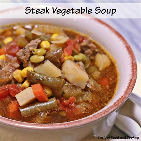 Vegetable Soup With Cube Steak