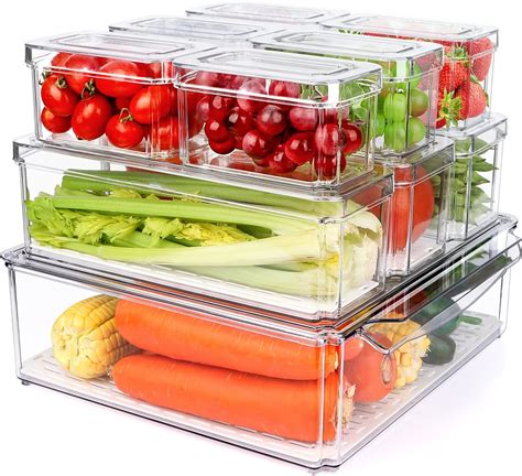 Vegetable Storage Bins Refrigerator