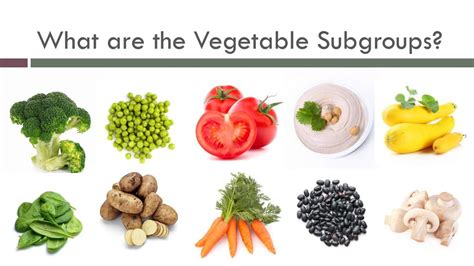 Vegetable Subgroup
