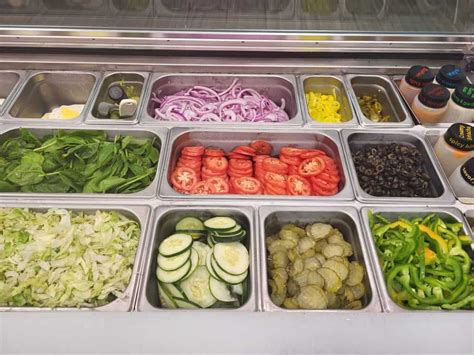 Vegetables Offered At Subway
