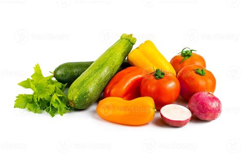 Vegetables White Background Hd