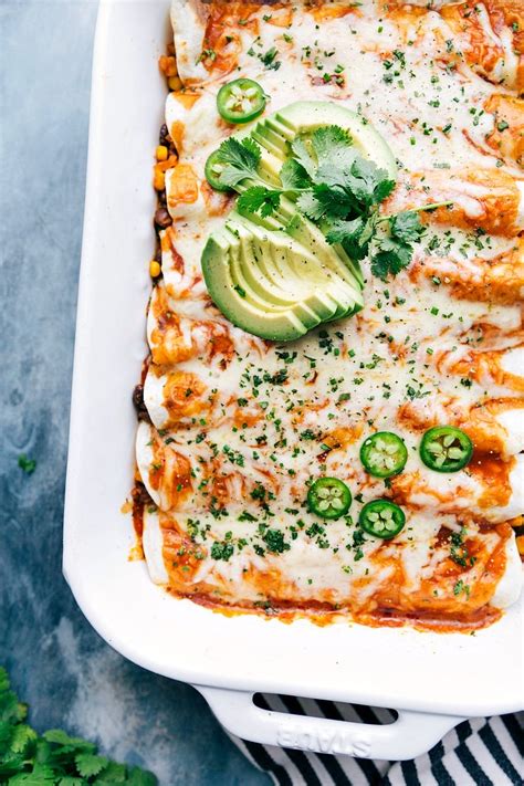 Vegetarian Corn Enchiladas