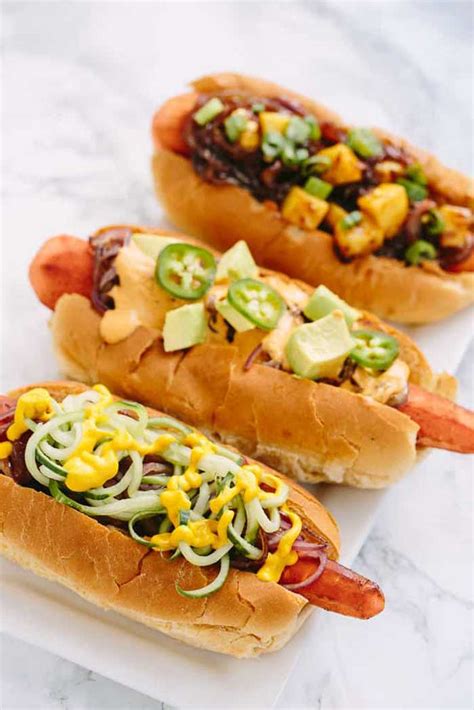vegetarian hot dogs recipe
