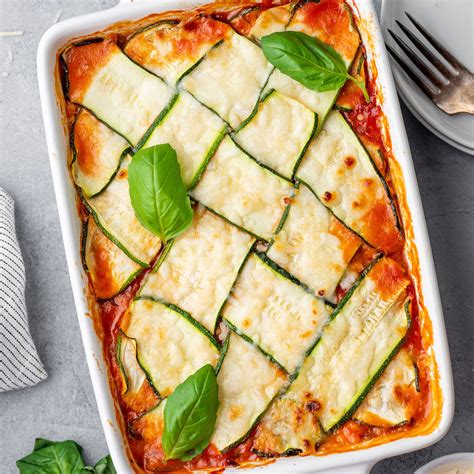 vegetarian lasagna with zucchini