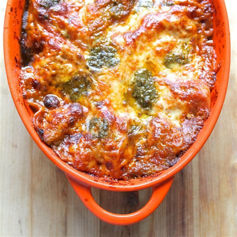 vegetarian lasagne with lentils