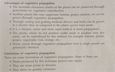 Vegetative Propagation Class 10 Notes