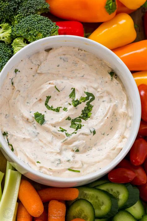 Veggie Dip Homemade