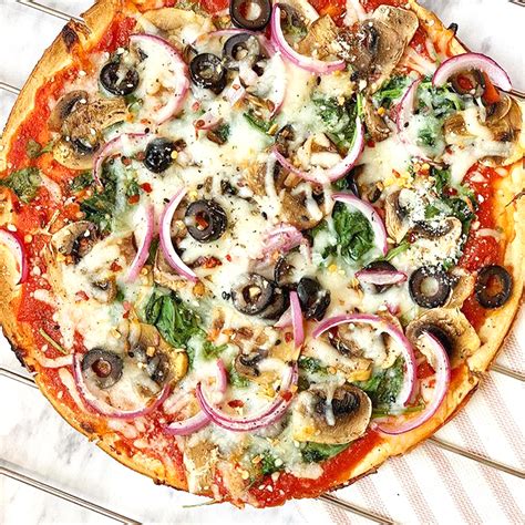 Veggie-Loaded Pizza