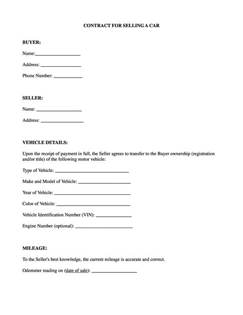 Vehicle Lease Agreement Template Download Printable PDF Templateroller