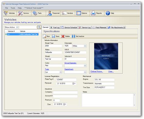 Vehicle Manager Fleet Network Edition