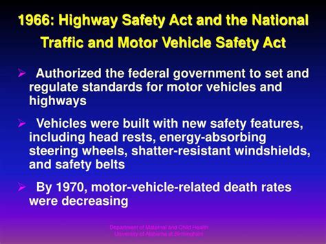 Vehicle Safety Act