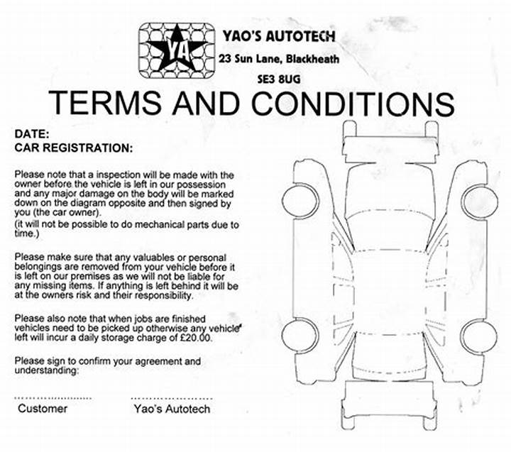 Vehicle Use Outside of Terms and Conditions
