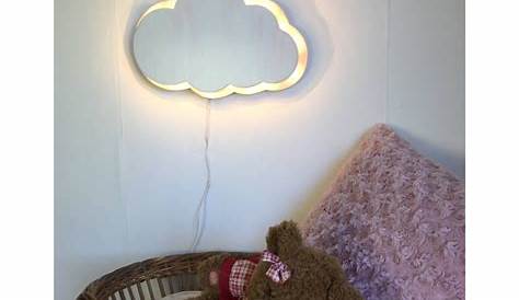 Veilleuse murale bébé / enfant Lampe LED forme de nuage