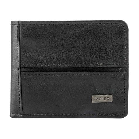 velez bifold leather wallet