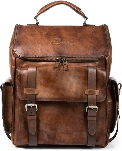 velez leather backpack for men