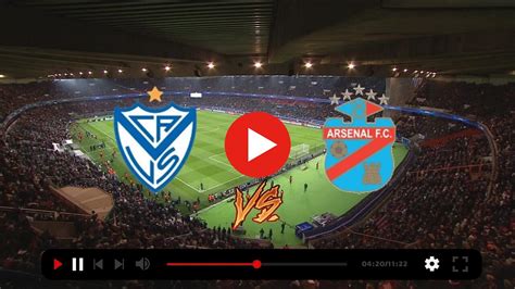 velez vs arsenal en vivo