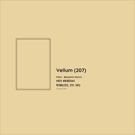Vellum Paint Color Code
