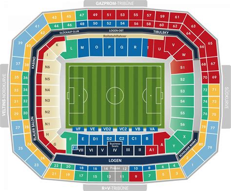 veltins arena seating plan