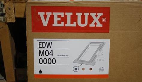 Velux Edw M04 RACCORD EDW MK04 78x98 0700C2 Rougebrunonde Maxi 120mm
