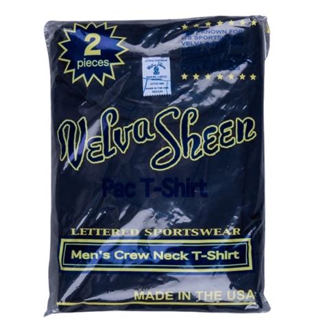 Velva Sheen Size Chart