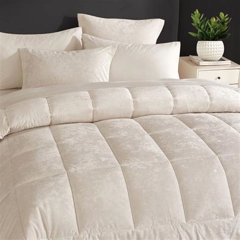 Velvet Comforter White