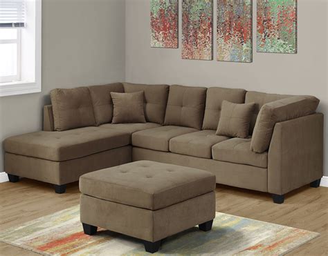 Velvet Light Brown Sofa