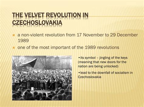 velvet revolution in czechoslovakia summary