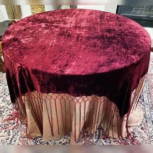 Velvet Throw Tablecloth