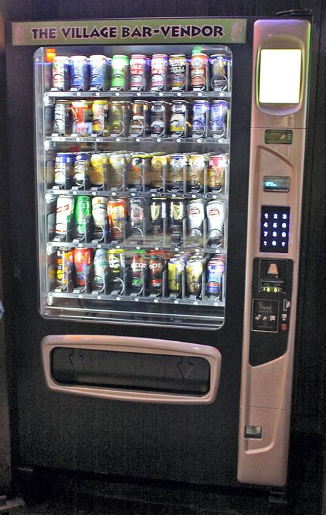 Vending Machine In A Bar