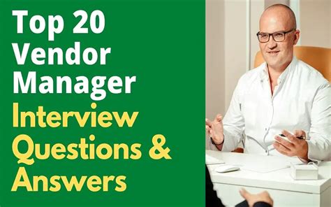 Top 25 vendor manager interview questions and answers pdf ebook free
