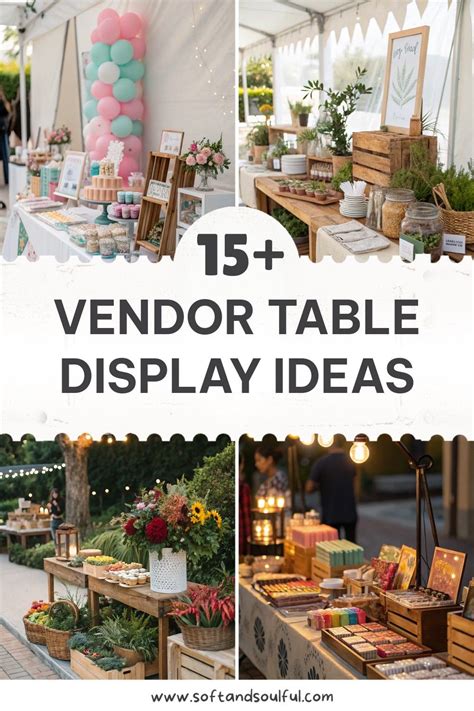 Vendor Display Table Ideas