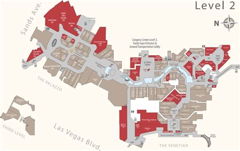 venetian hotel restaurants map
