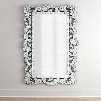 Crystal Rectangular Mirror Mirror Modern Mirror