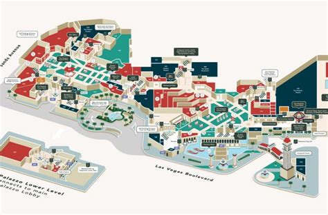 venetian resort las vegas map