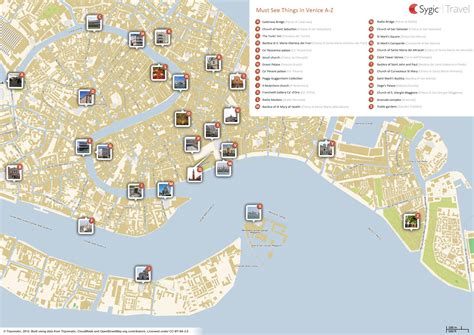 venice attractions map