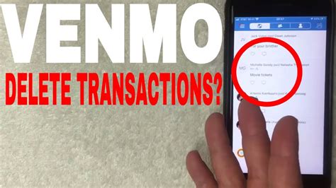 venmo delete transaction history