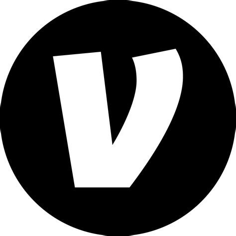 venmo logo png black