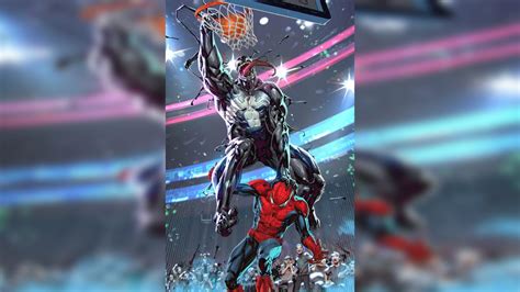 Venom Dunking On Spiderman