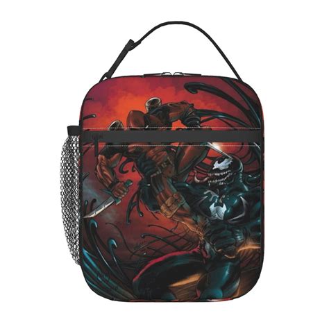 Hot Sale Printing Big Movie Venom Kids Lunch Bag for Children Food Box