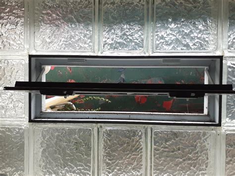 Vent For Glass Block Window