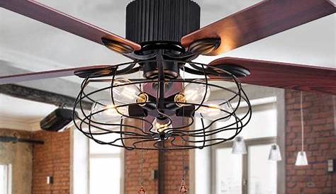 Ventilateur de plafond moderne avec lampe et