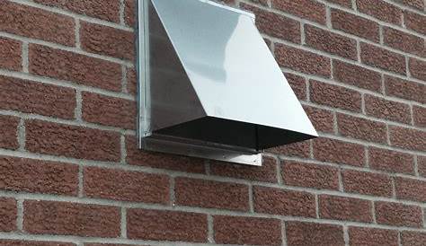 Ventilation Ducts In External Walling Stainless Steel Wall Air Conditioning Vent Square