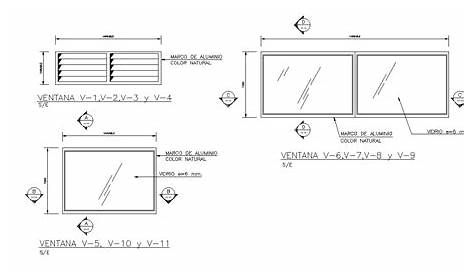 Ventilation Window Cad Block Installation Drawing Details Dwg