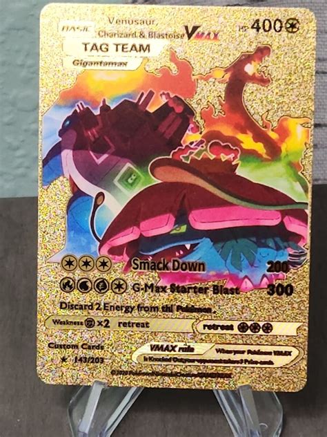 Venusaur Charizard Blastoise Tag Team Vmax