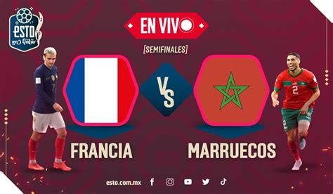 ver partido francia vs marruecos en vivo